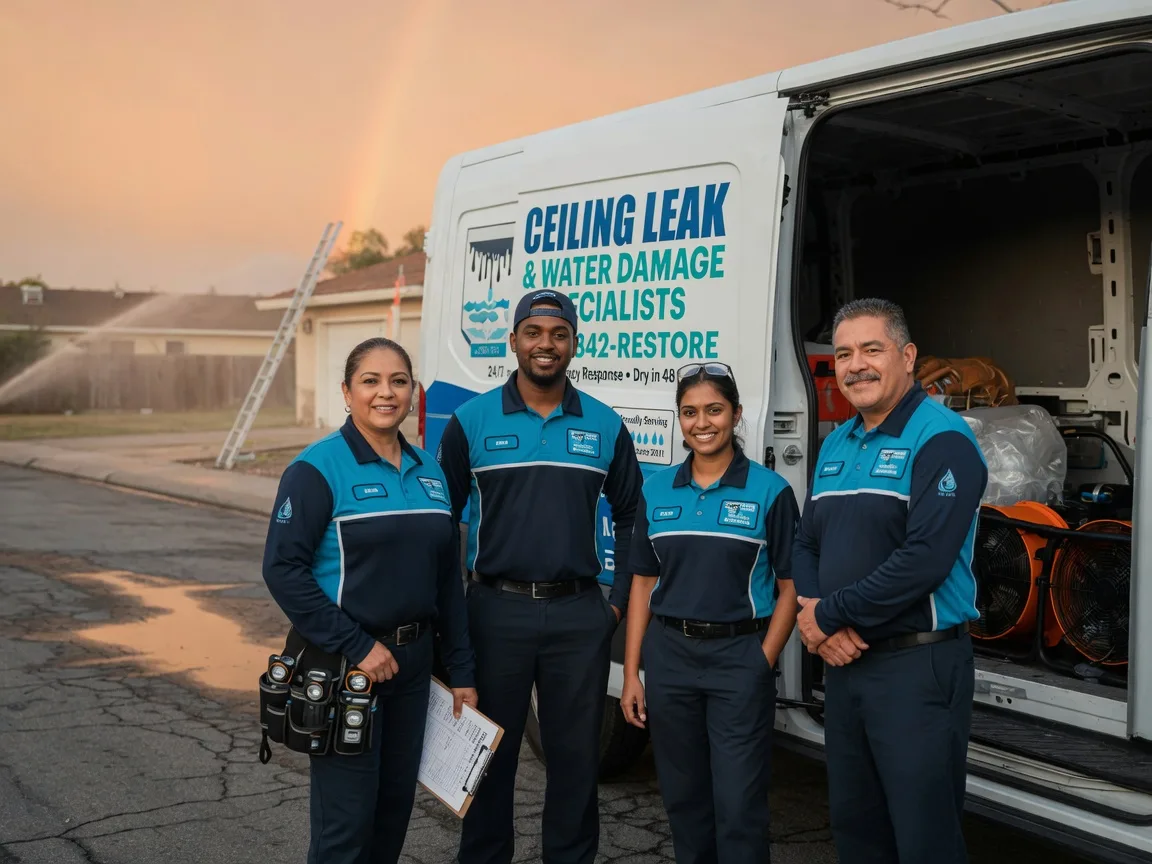 Ceiling Leak Cleanup company in Stewart, MN