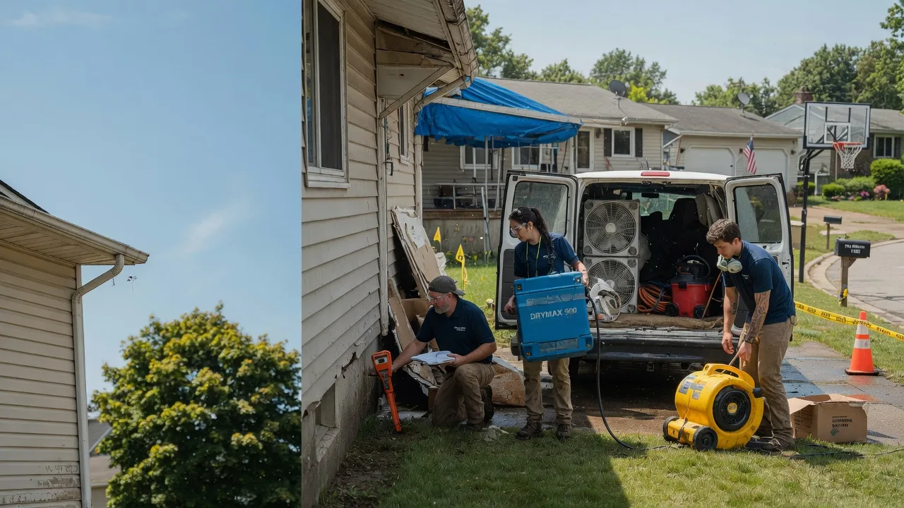 Ceiling Leak Cleanup in Stewart, MN near me